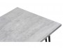 Денвер Лофт 120 25 мм бетон / черный матовый Стол деревянный недорого