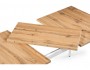 Денвер Лофт 120 25 мм дуб вотан / белый матовый Стол деревянный фото