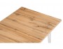 Денвер Лофт 120 25 мм дуб вотан / белый матовый Стол деревянный распродажа