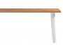 Денвер Лофт 120 25 мм дуб вотан / белый матовый Стол деревянный недорого