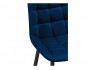 Алст велюр синий / черный Барный стул от производителя