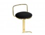 Lusia black / gold Барный стул недорого