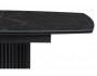 Фестер 140(180)х80х76 черный мрамор / черный Стол распродажа