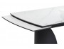Готланд 160(220)х90х79 белый мрамор / черный Керамический стол купить