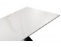 Ноттингем 160(220)х90х77 белый мрамор / черный Керамический стол купить