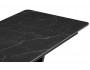 Бугун 120(160)х80 черный мрамор / черный Керамический стол распродажа